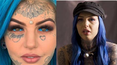 amber luke blind|Woman covered in tattoos blinded after having eyeballs inked